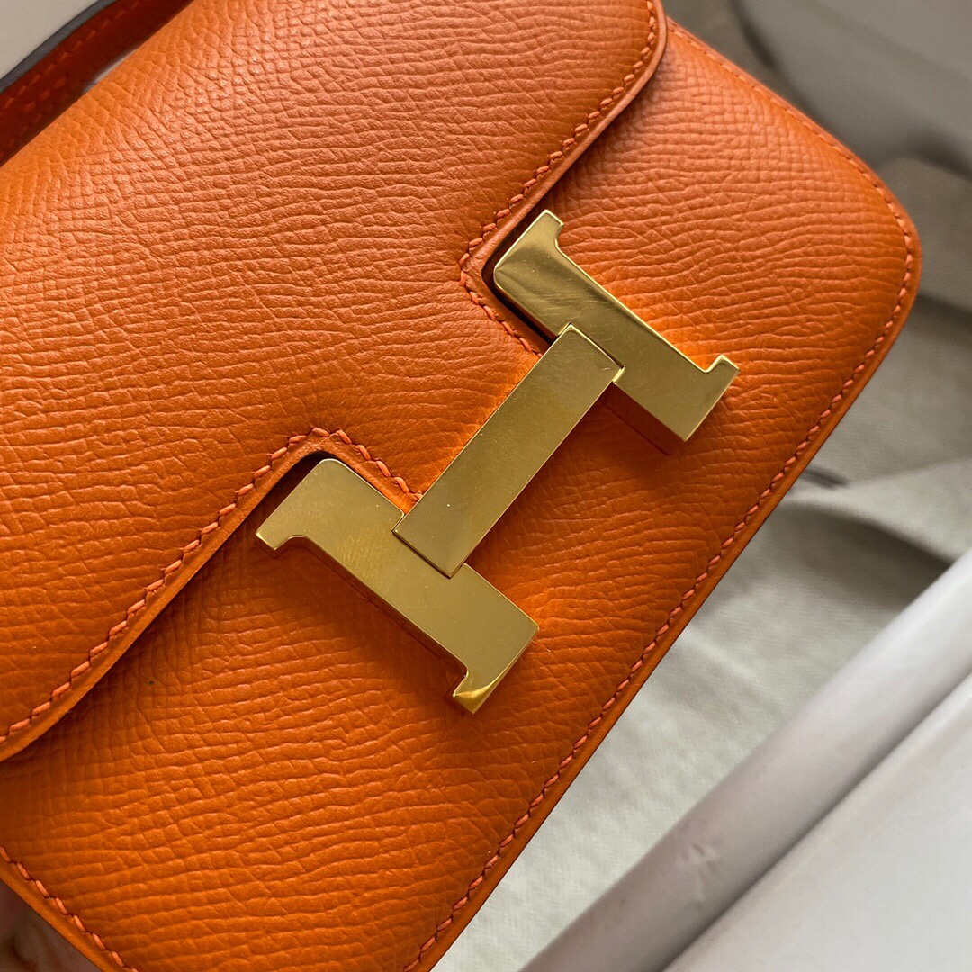 에르메스 콘스탄스 14 Orange (Epsom)