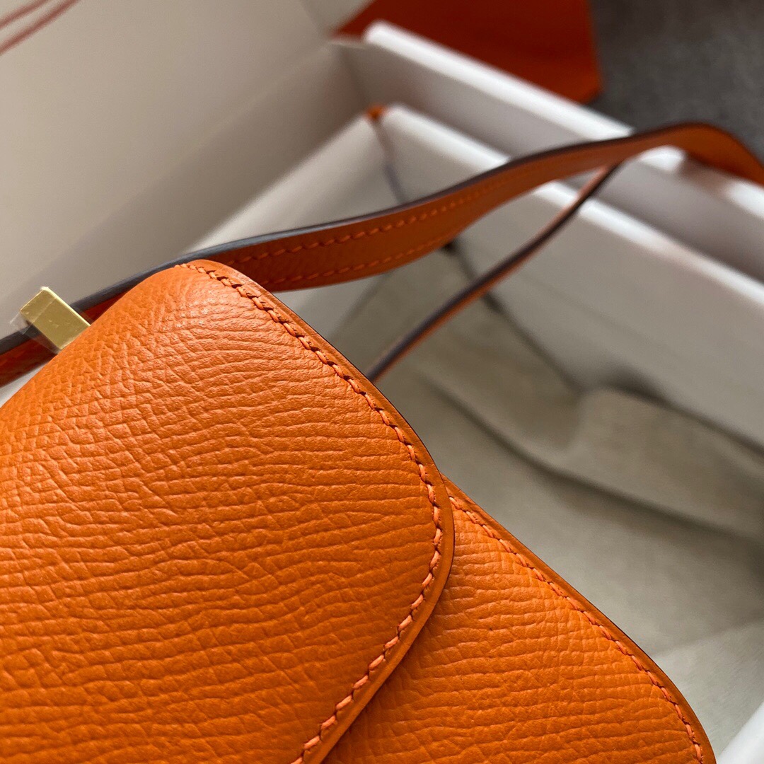 에르메스 콘스탄스 14 Orange (Epsom)