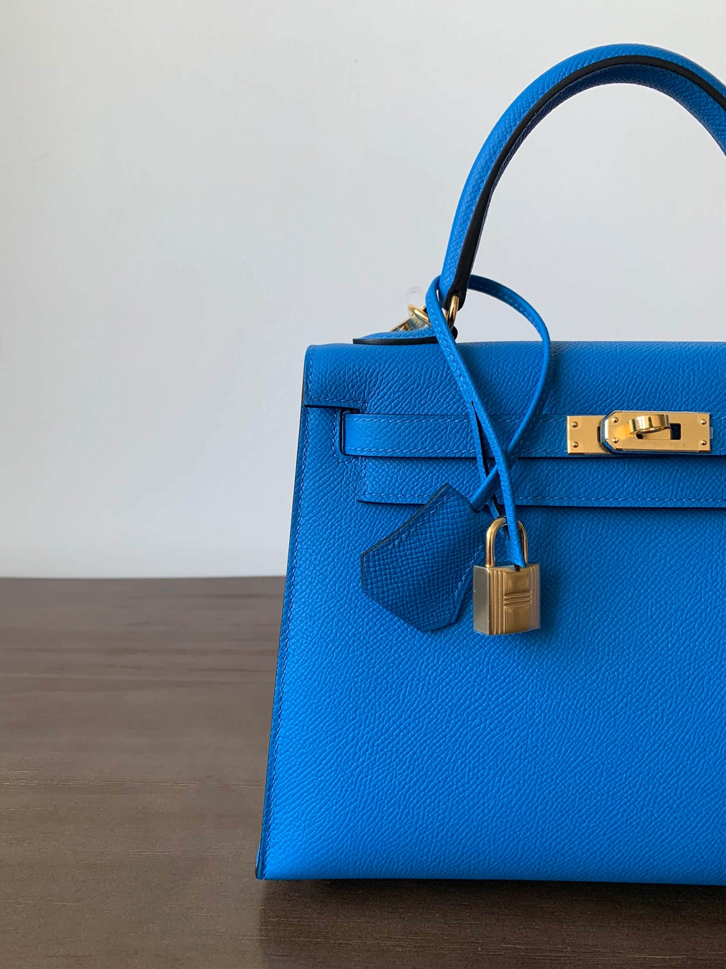 에르메스 켈리백 25 Tanzania blue (Epsom)