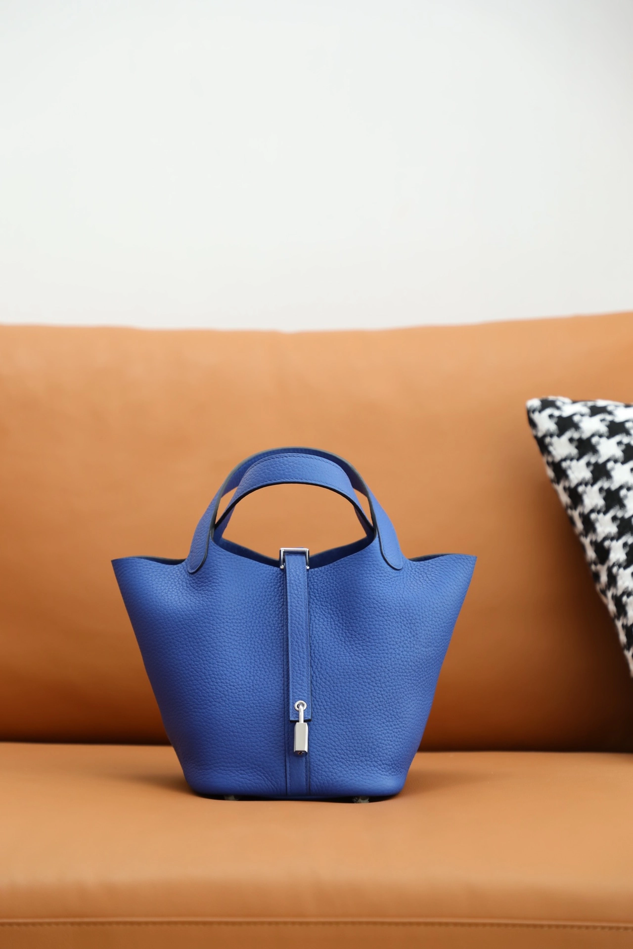 에르메스 피코탄 PM Blue electrique (Clemence)