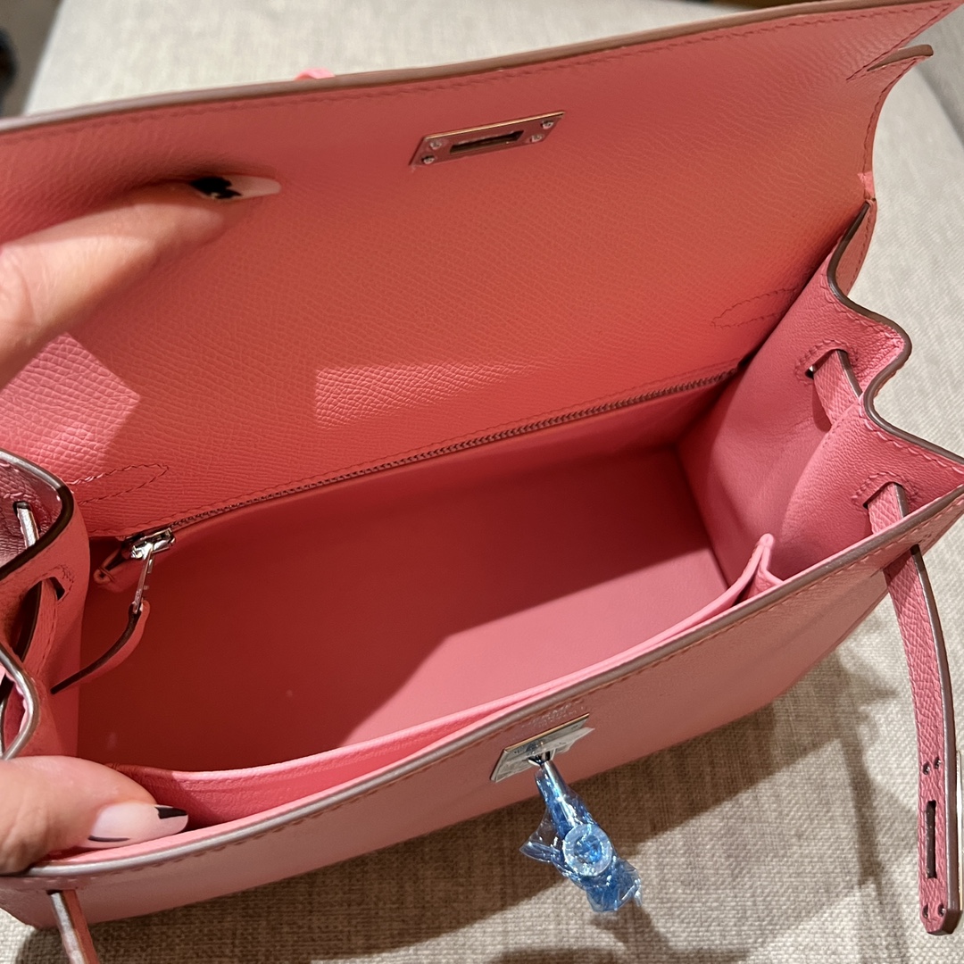 에르메스 켈리백 25 Rose sakura (Epsom)