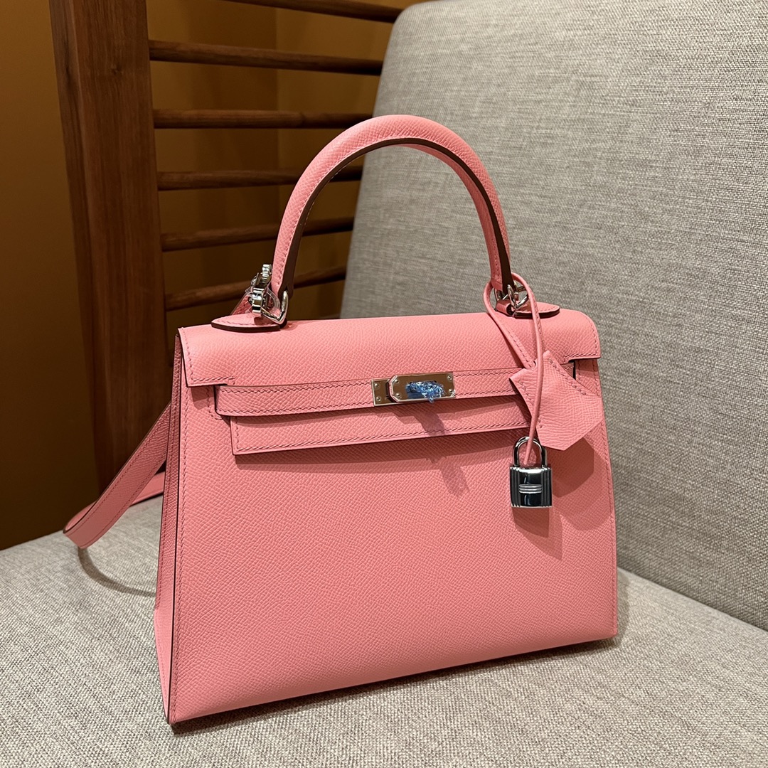 에르메스 켈리백 25 Rose sakura (Epsom)