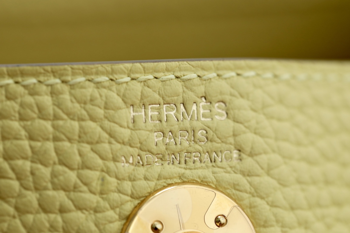 에르메스 린디 미니 Jaune poussin (Clemence)