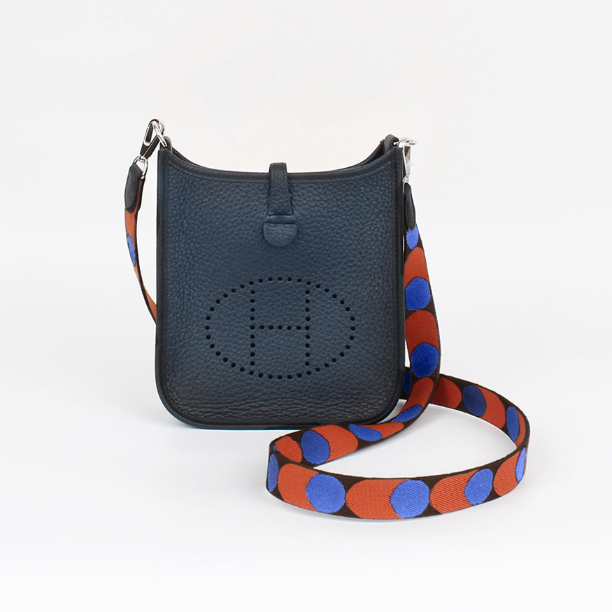 에르메스 에블린 TPM Bleu indigo (Clemence)