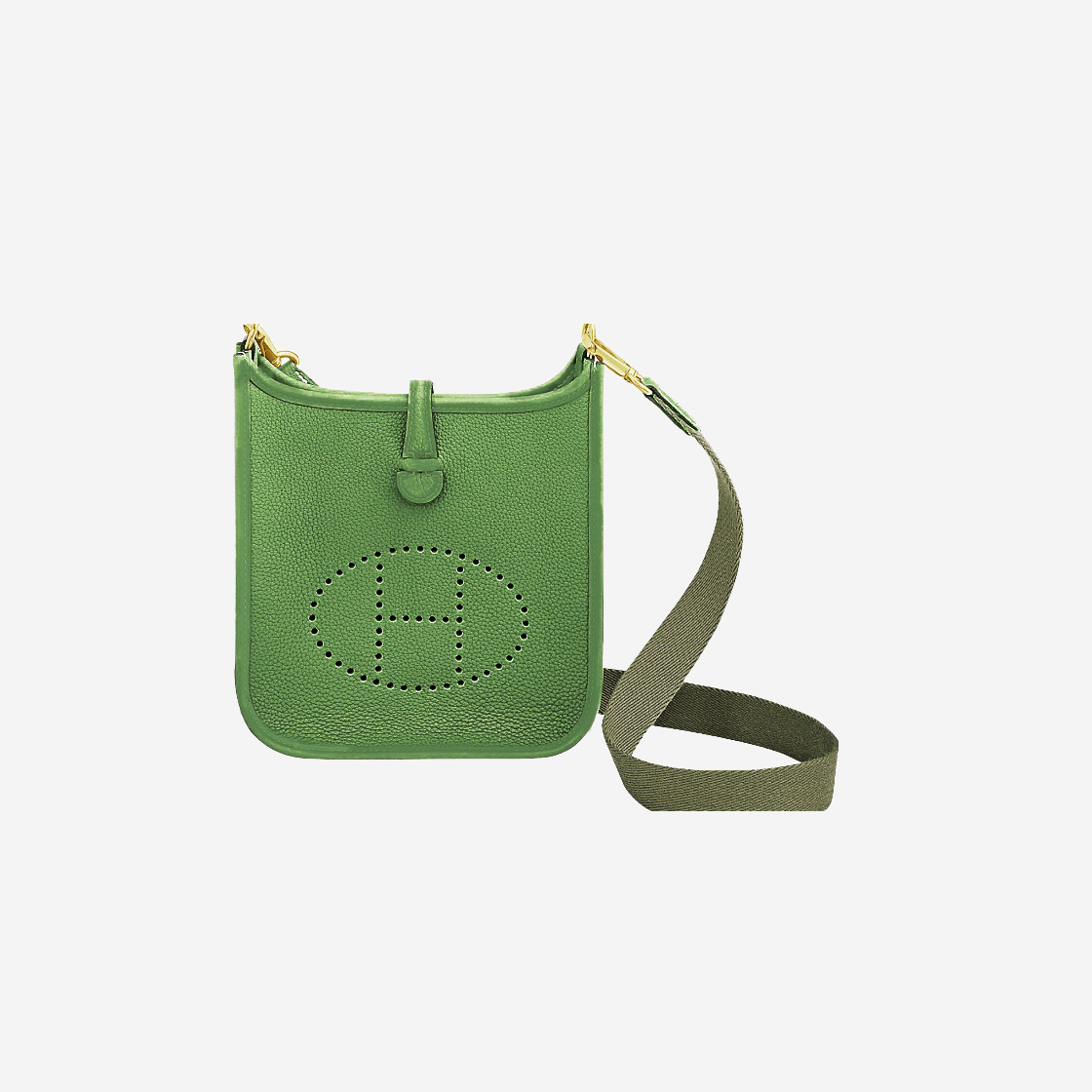 에르메스 에블린 TPM Apple green (Clemence)