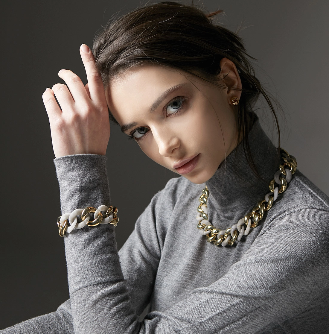 [TANI by MINETANI] 韓国☆Layla chain ブレスレット Layla L Chain Bracelet : 타니바이미네타니