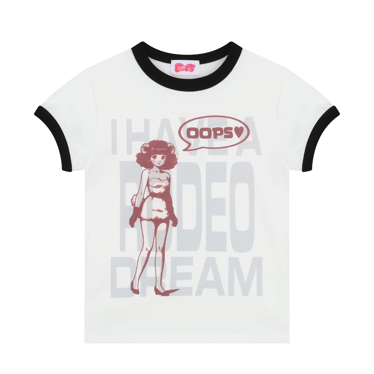 【COTCHS】半袖Tシャツ OOPS RINGER TOP (GIRLS) COTCHS 카치스