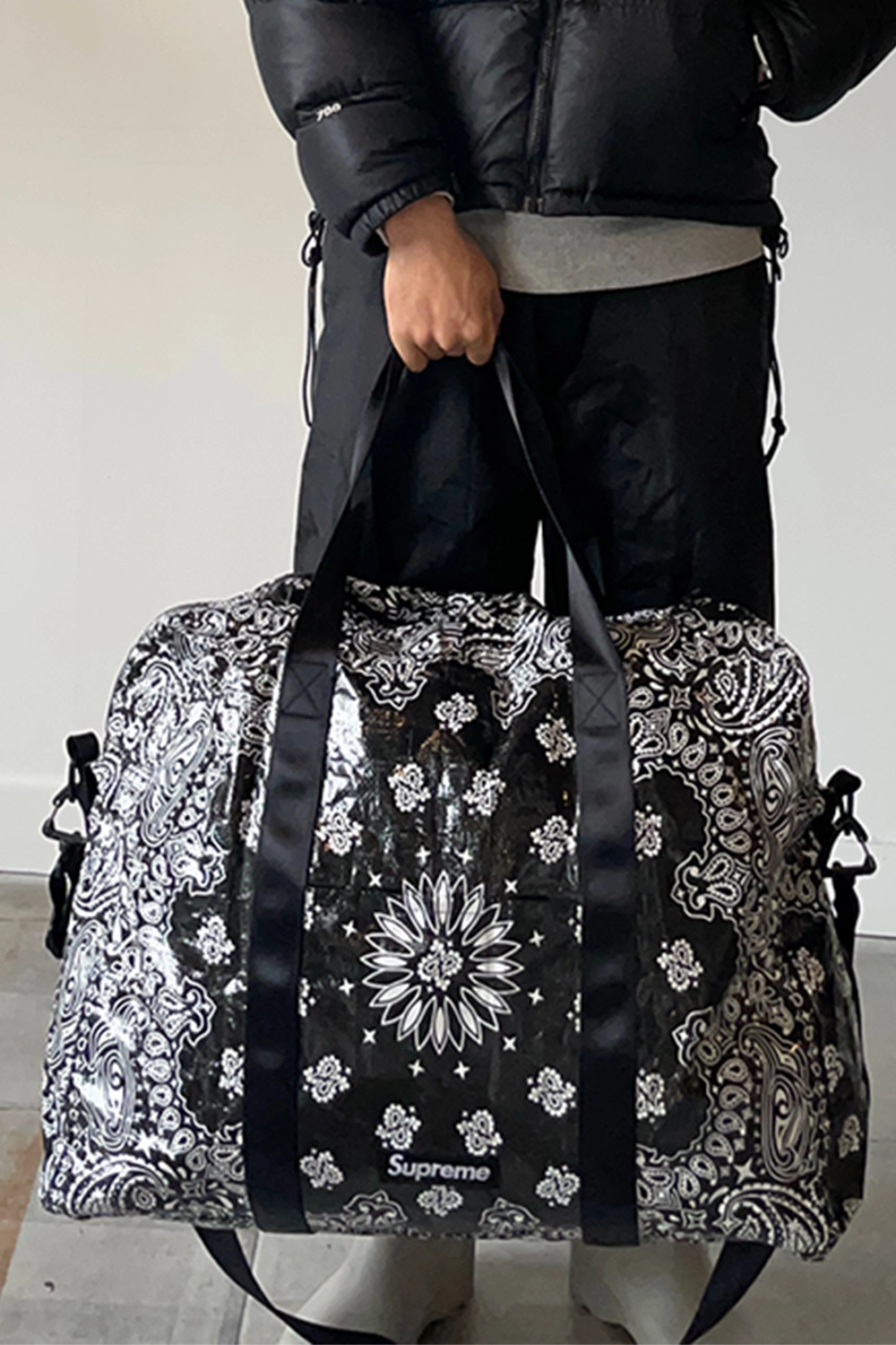 SUPREME シュプリーム 21SS Bandana Tarp Large Duffle bag バンダナ柄  