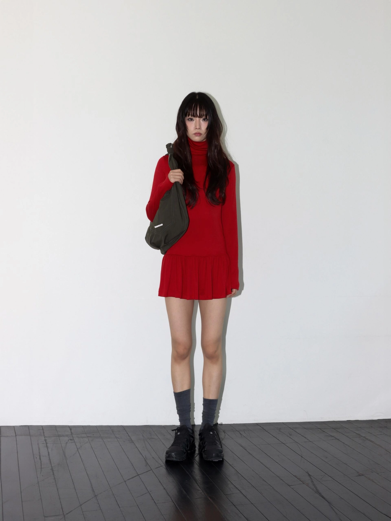 【ONSKA】韓国発！リバーシブル POCKET BAG BEIGE & KHAKI 5차] REVERSIBLE POCKET BAG (BEIGE & KHAKI) : ONSKA オンスカ