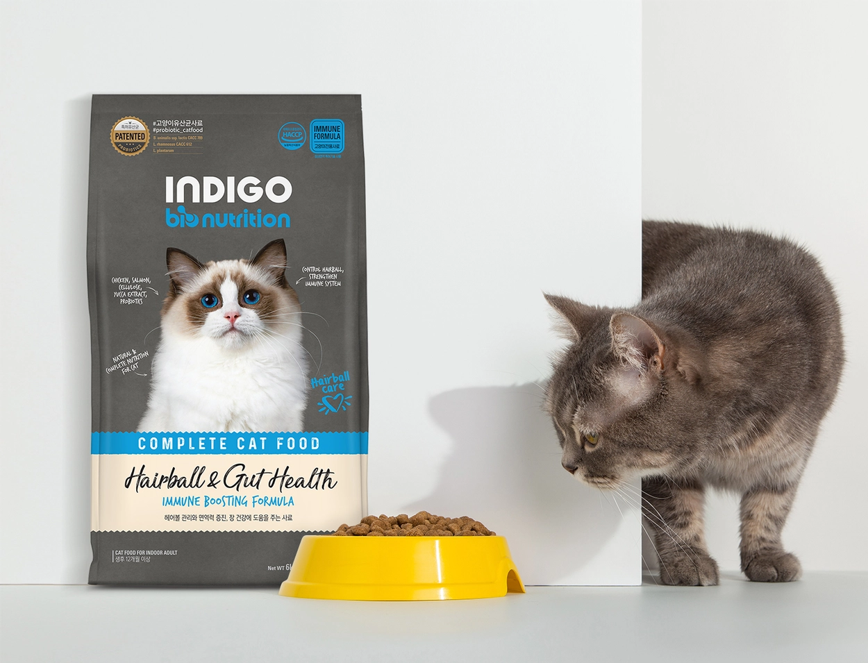 Indigo Bionutrition Hairball Gut Health for Cat Indigo Paw