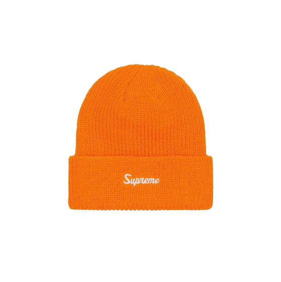 Loose Gauge Beanie Neon Orange Supreme Beanie 슈프림 비니 Supreme