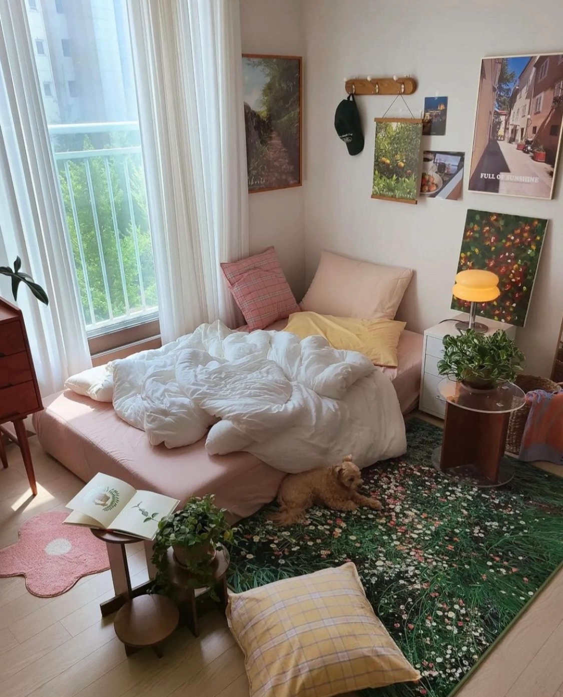 PLUFFYARCHIVE 草原ラグ PLUFFYARCHIVE 草原ラグ ☆PLUFFYARCHIVE☆ Flower garden Land