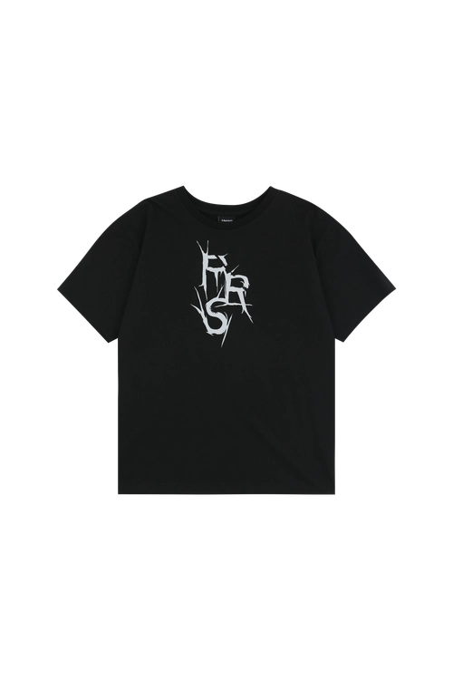 Black vintage collage Overfit short sleeve t-shirts : P