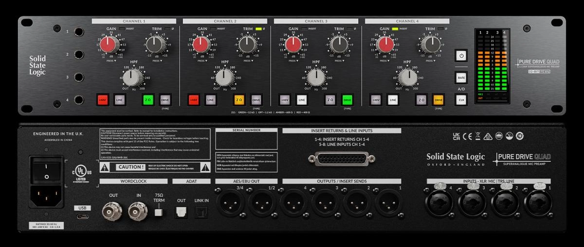 Solid State Logic Pure Drive Quad SSL 퓨어 드라이브 쿼드
