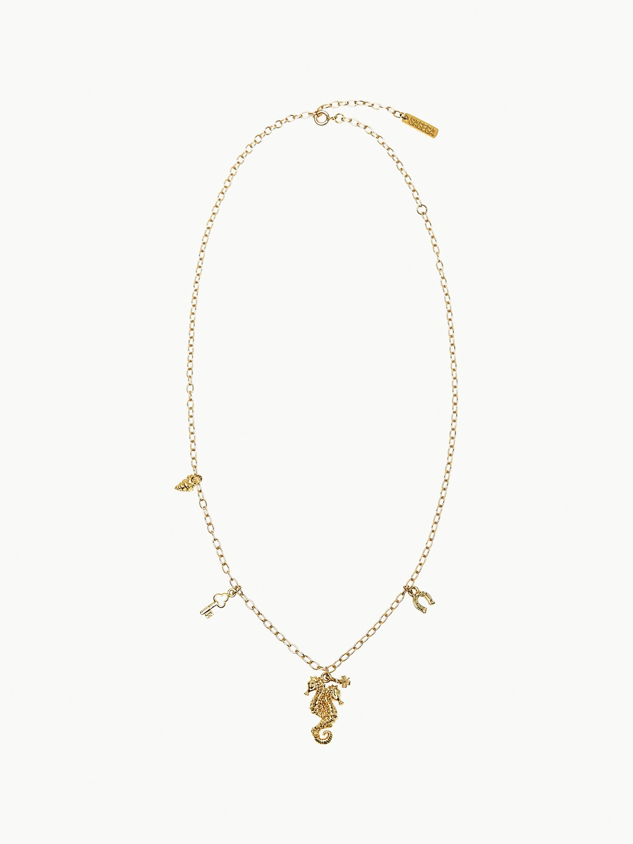 SAGEGASAGE☆Gradation Necklace SAGEGASAGE] 3Way leather Necklace (Black) | ファッション通販