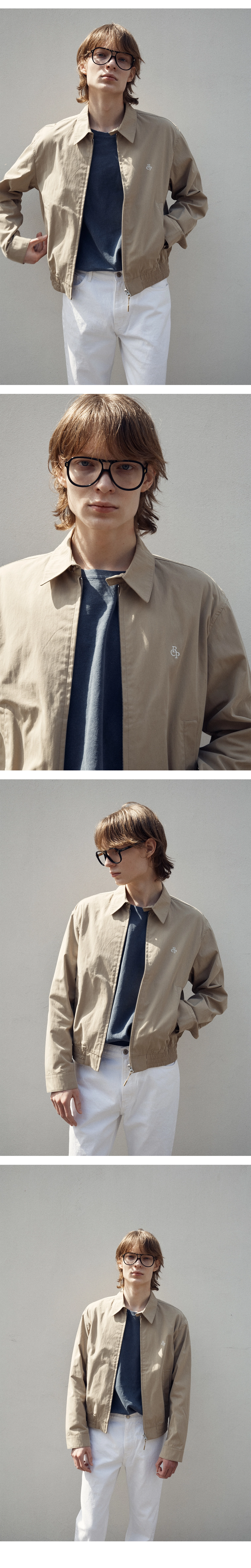 [ CITY PARK] / ☆ RCP Blouson JK / Beige / Unisex RCP Blouson JK Beige (Unisex) : 로얄시티파크 Royal City Park