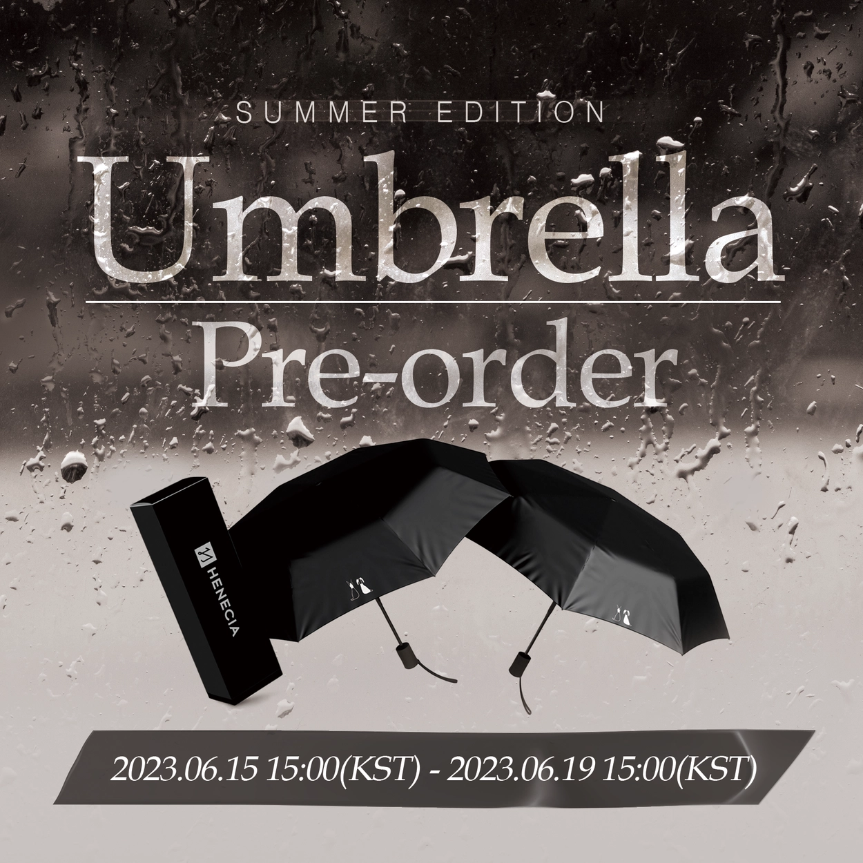 📢PRE-ORDER [SUMMER EDITION] U:ZOOSIN UMBRELLA - FOUR : KIM HYUN 