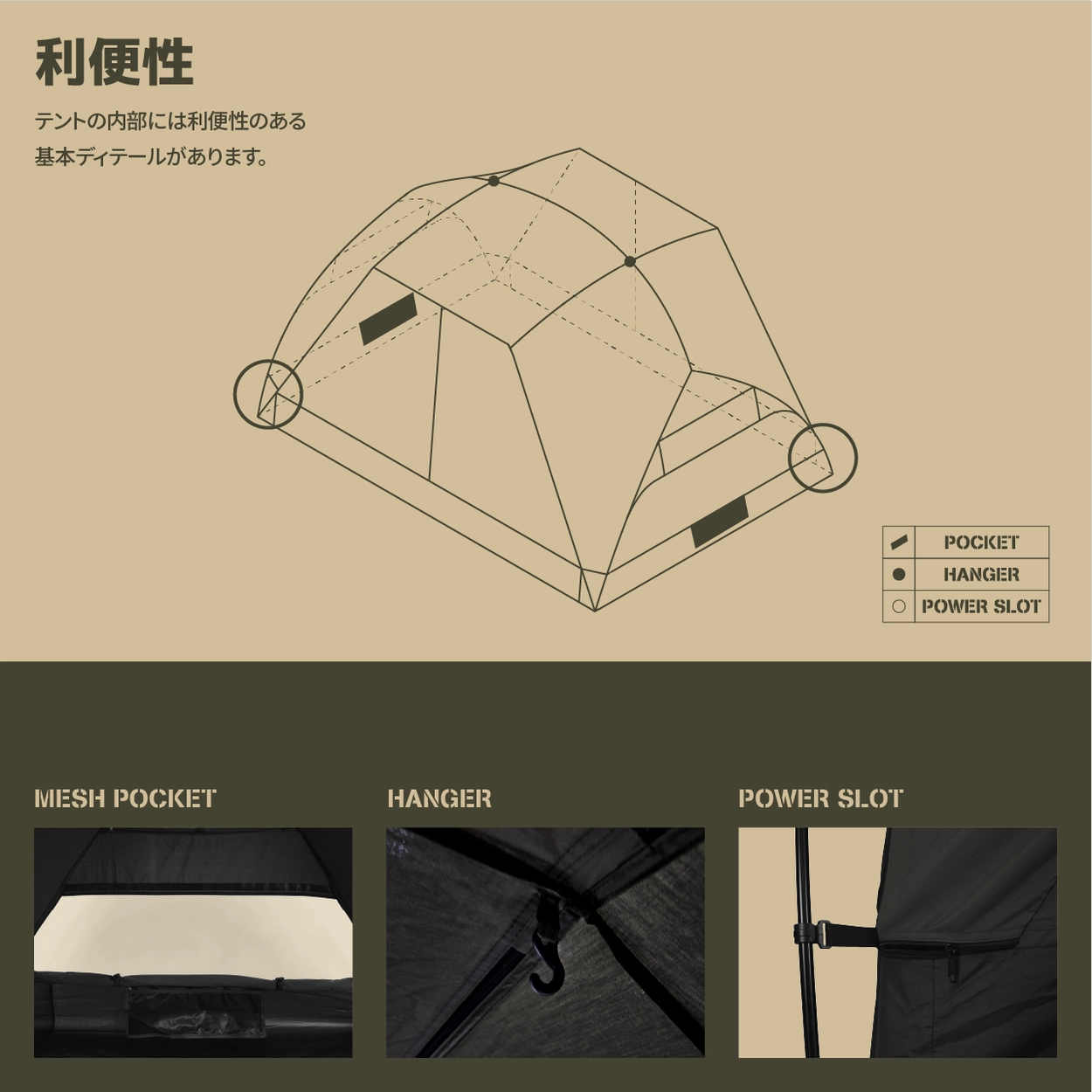 CRAB 2P TENT : camviljp