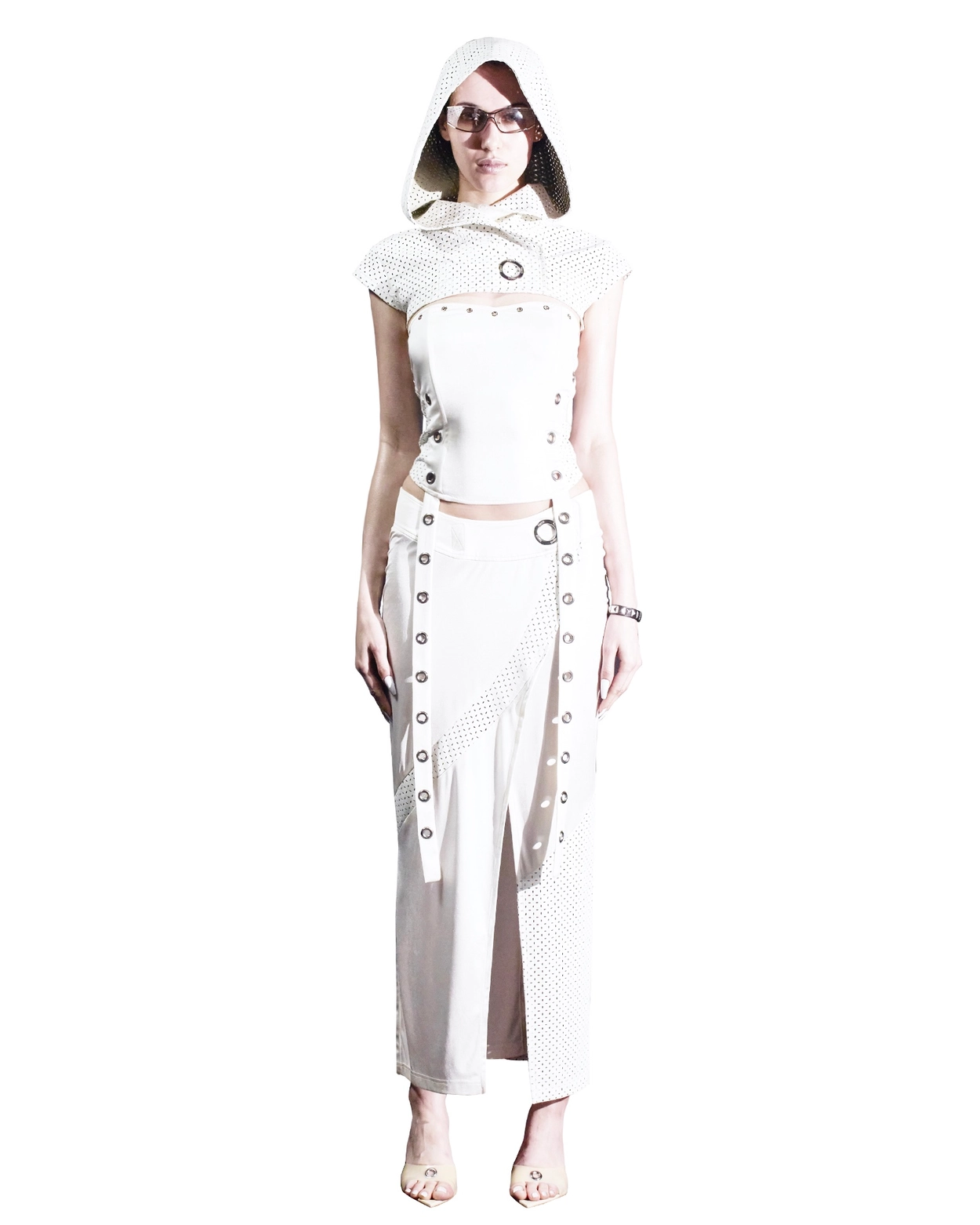 ワンピース [KIMYO] DIRTY PAINT SLIM BUTTON DRESS KIMYO