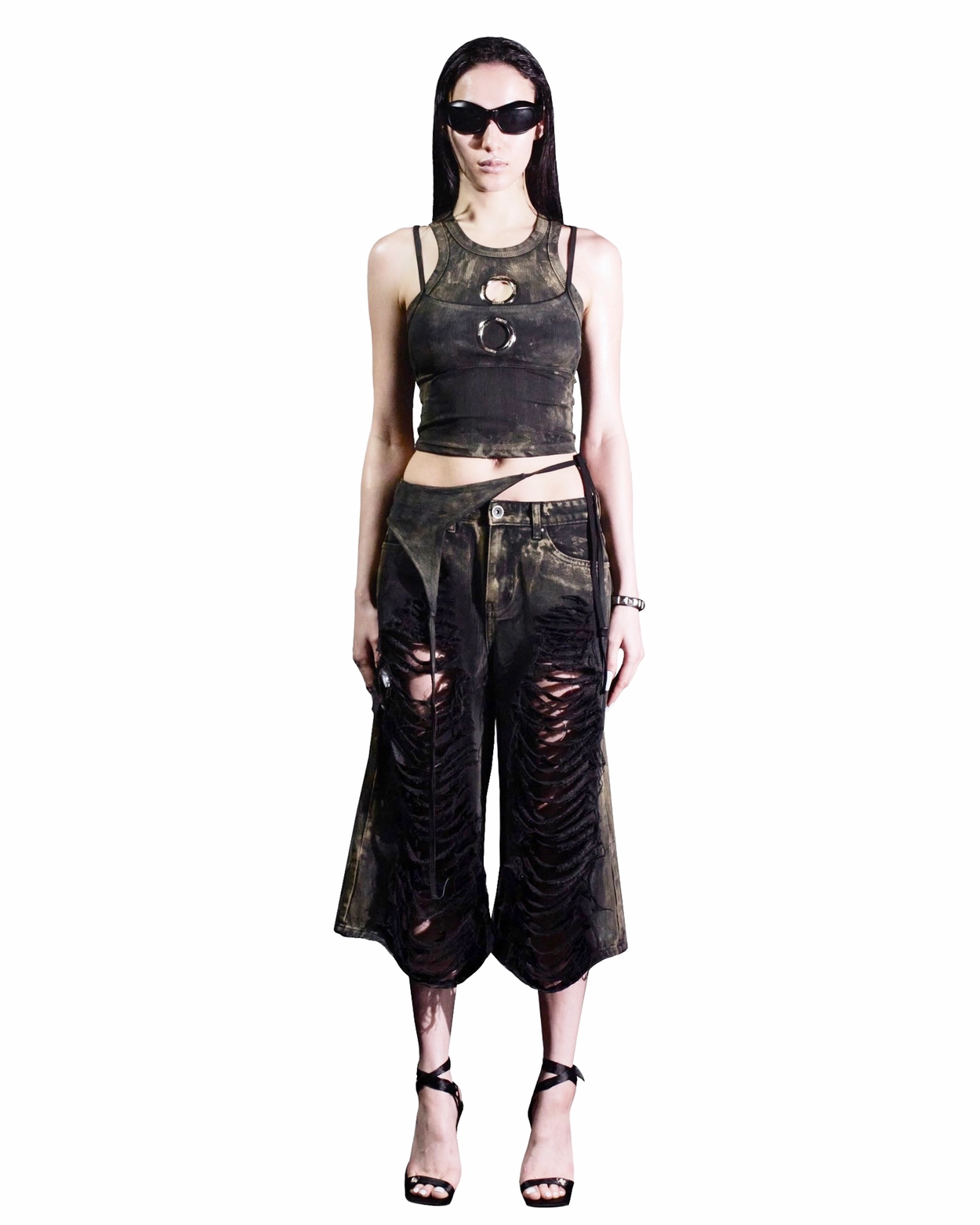 パンツ [KIMYO] DIRTY PAINT FULL STUDDED PANTS KIMYO