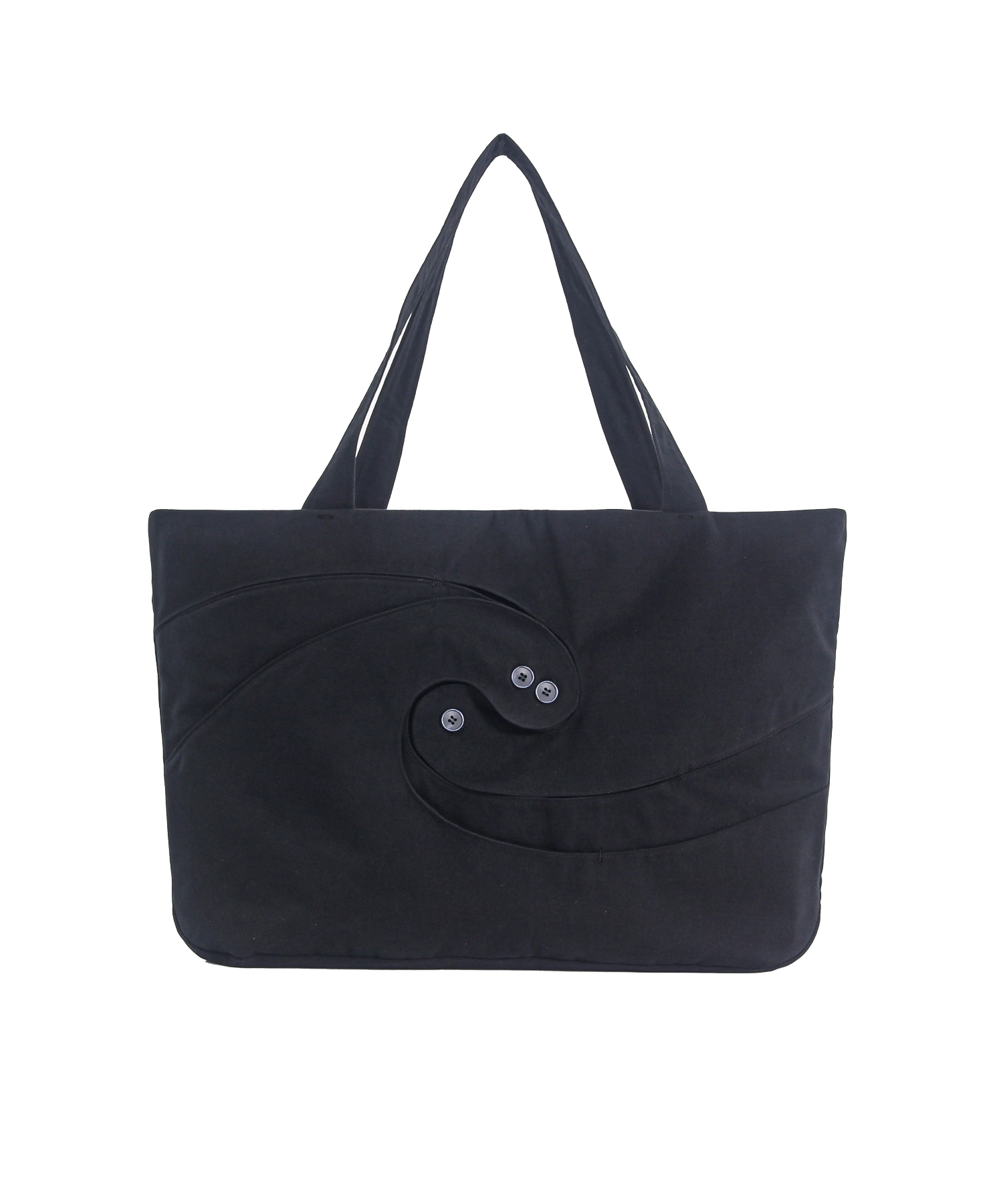 051-Spiral Tote Bag Black : THEY CALL ME 데이 콜 미