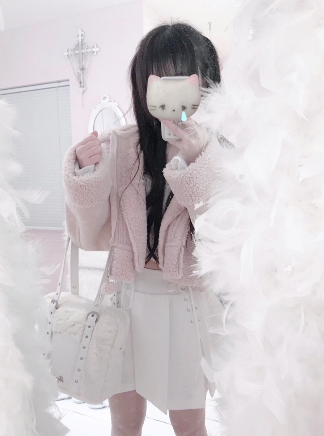 shearling jacket : idang club