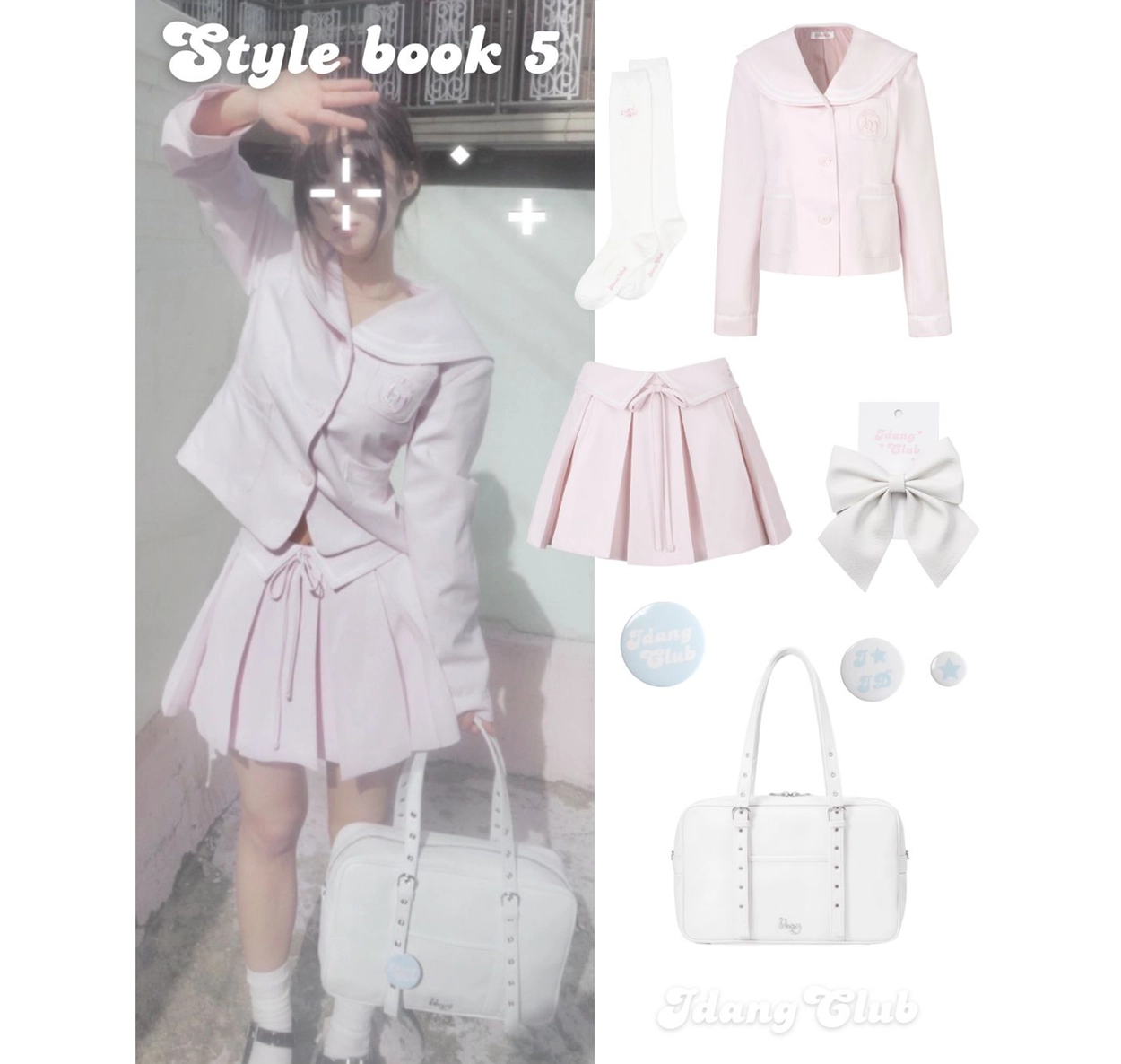 【Idang Club】 school medium ★送料関税込み★ IDANG CLUB】school medium bag (idang club/ショルダーバッグ
