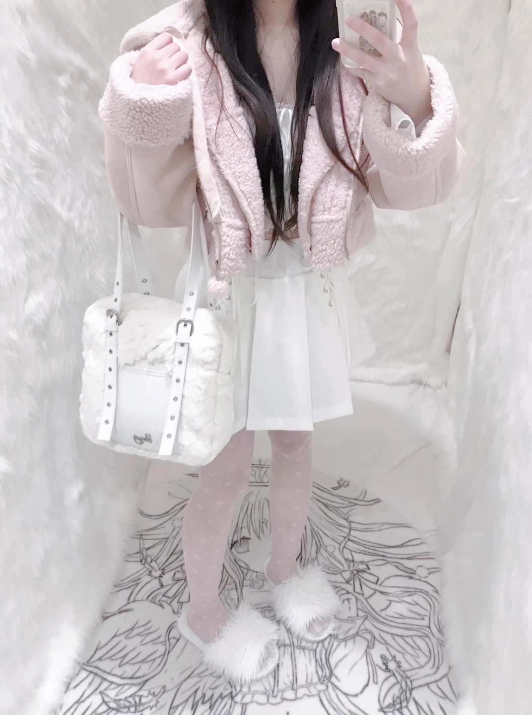 shearling jacket : idang club