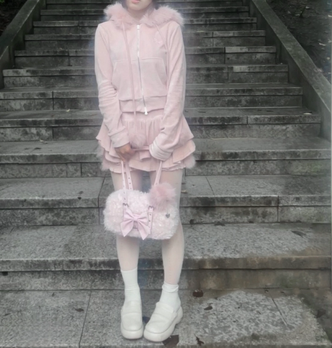 fur velvet top : idang club