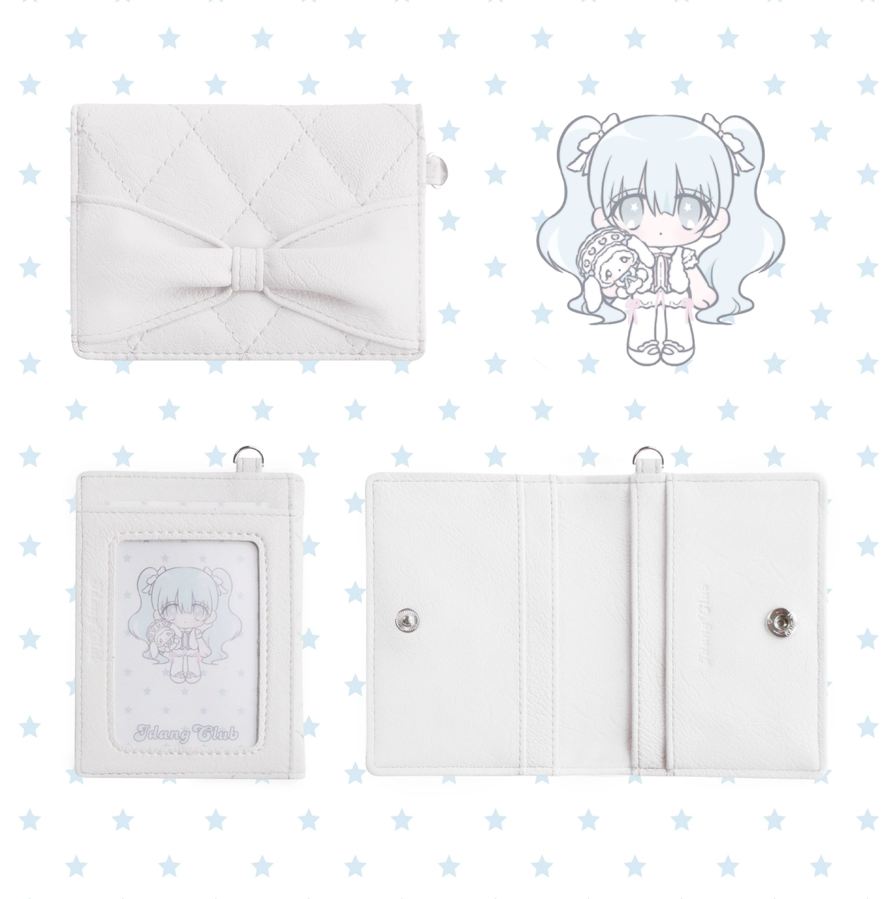 【IDANG CLUB】韓国人気★(ギフトボックス) Ribbon Mini Wallet ribbon wallet : idang club