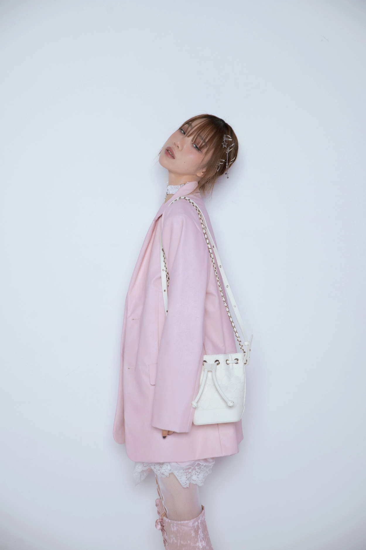 【IDANG CLUB】heart bucket bag Broken Heart Bag