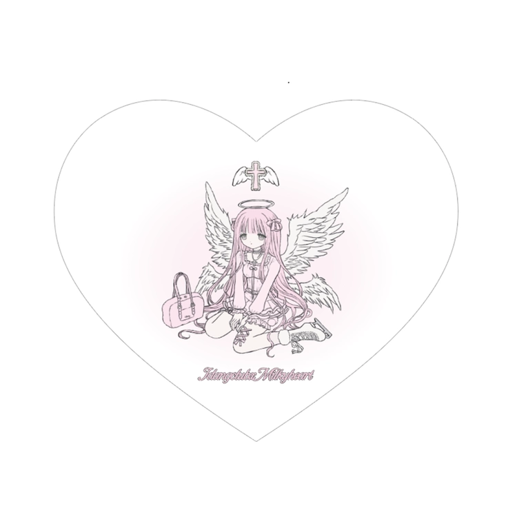 文房具・ステーショナリー idang club milkyheart circle rug idang club