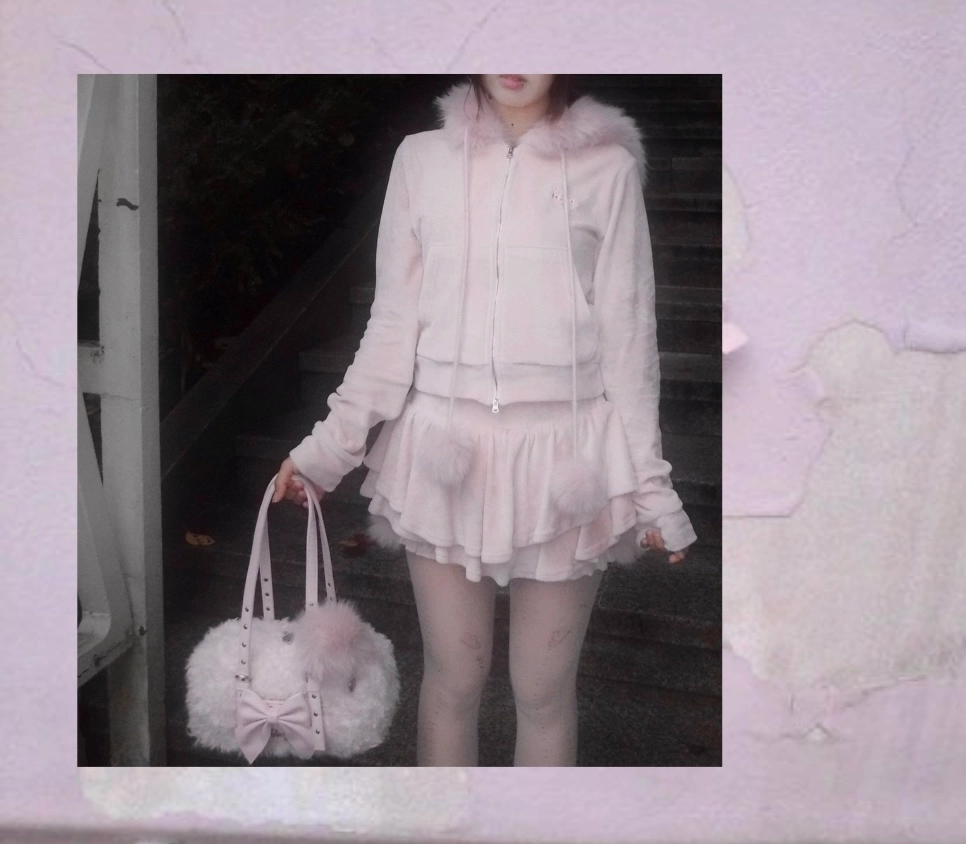 fur velvet top : idang club