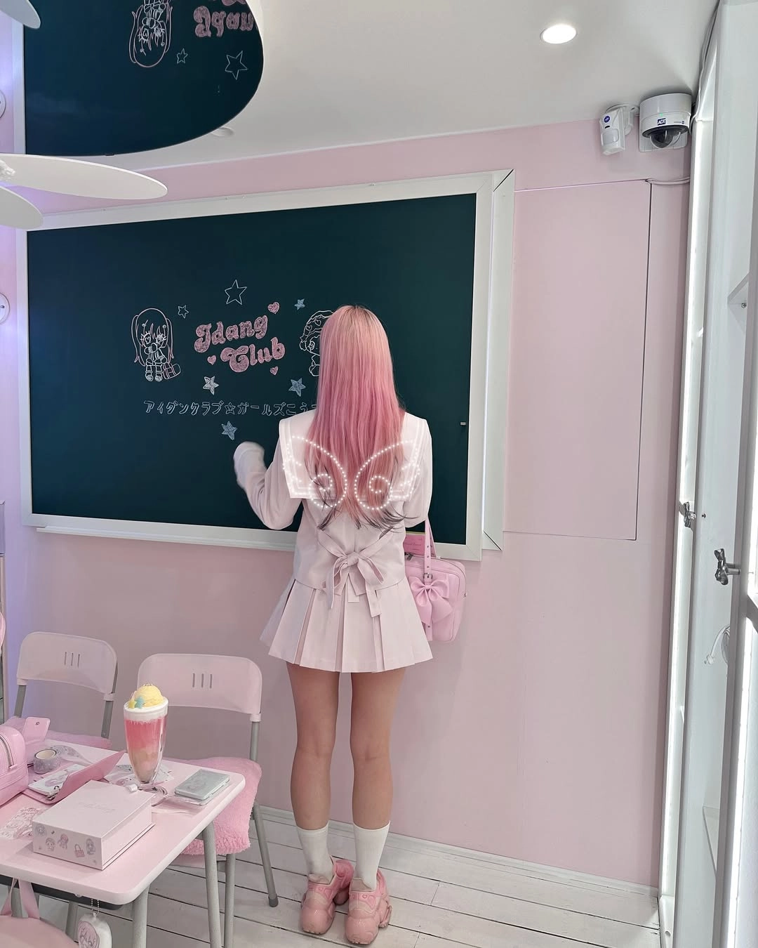 在庫あり即納 idang.club アイダンクラブ ピンク ミニスカート 【公式