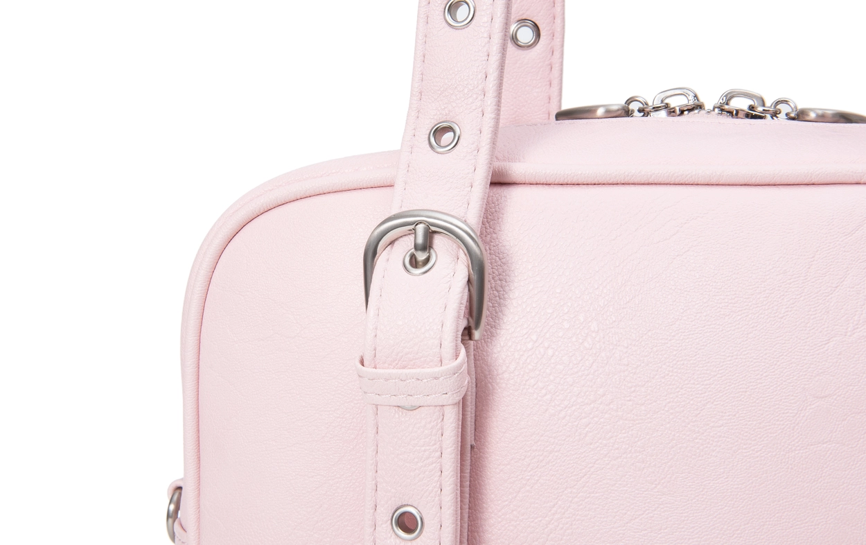 【idang club】24fw school bag square (FUR PINK) idang school bag now available 🫧
