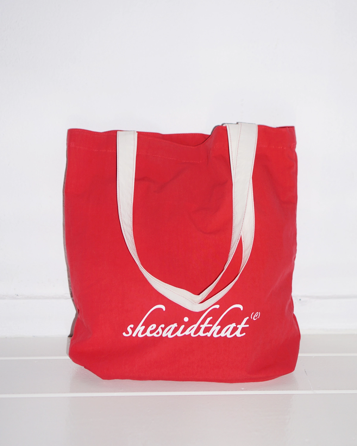 shesaidthat RED ORIGAMI BAG トートバッグ shesaidthat RED ORIGAMI BAG トートバッグ she said that トート バッグ