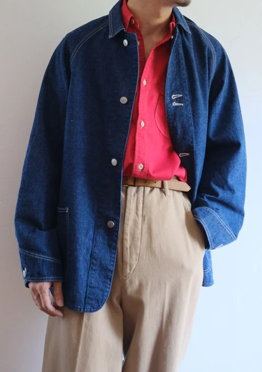 MAATEE&SONS] 마티 앤 샌즈 40s DENIM COVERALL JACKET_데님 커버올