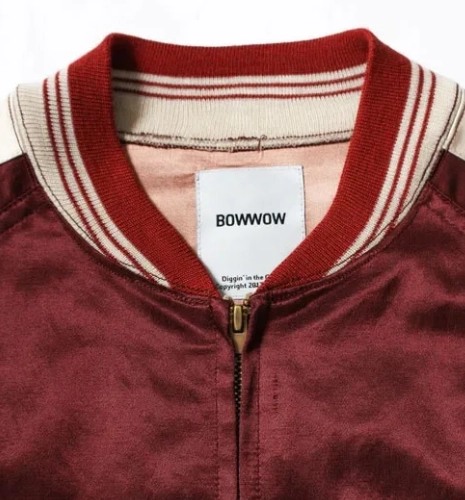 BOWWOW ] 바우와우 BEATLE MANIA SATIN SPORTS JACKET 비틀 매니아