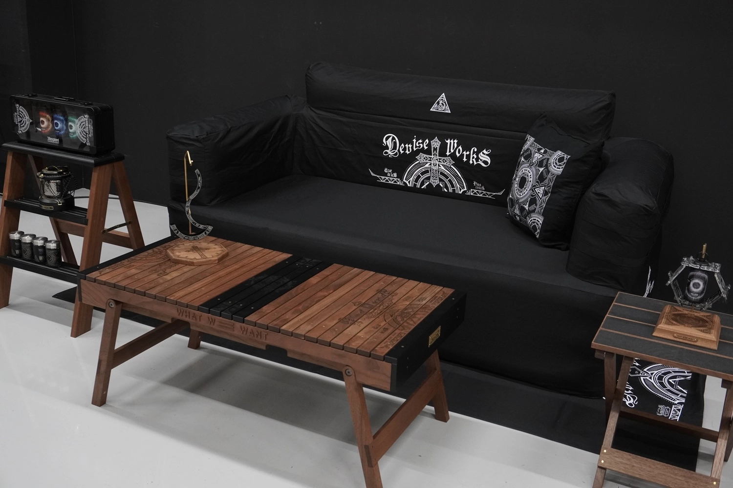 BONFLAG x DEVISE WORKS AirSofa 2P Plus Cross Ver. : Camping Gear