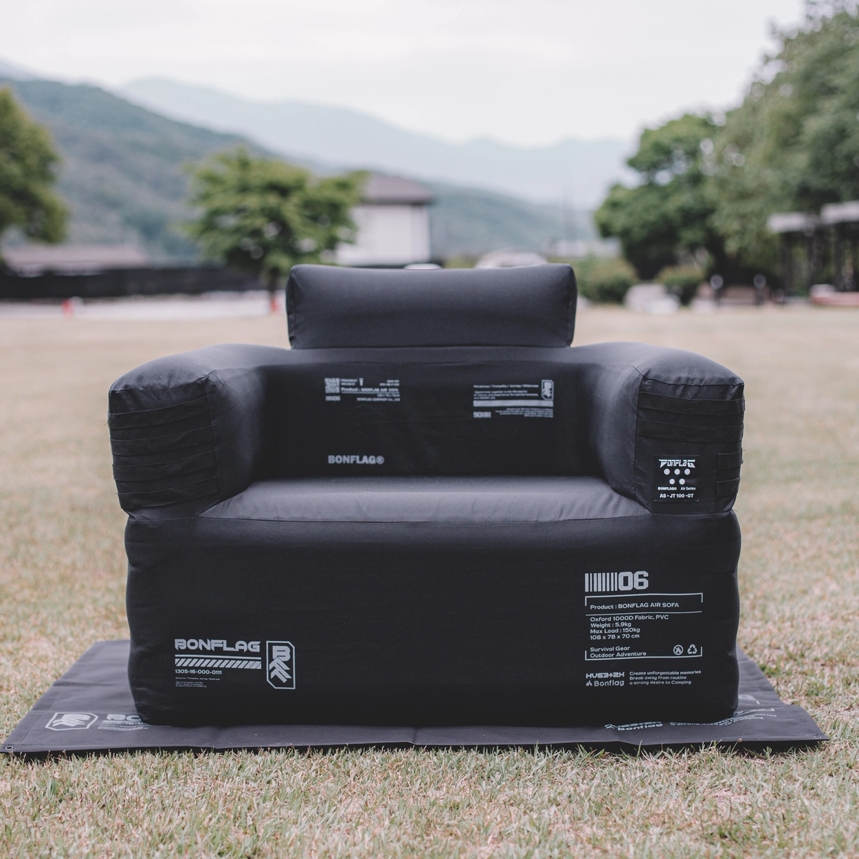 【2/15まで】BONFLAG TACTICAL AIR SOFA 1P Tactical Air Sofa 1p : Camping Gear, Air Sofa, Premium Camping