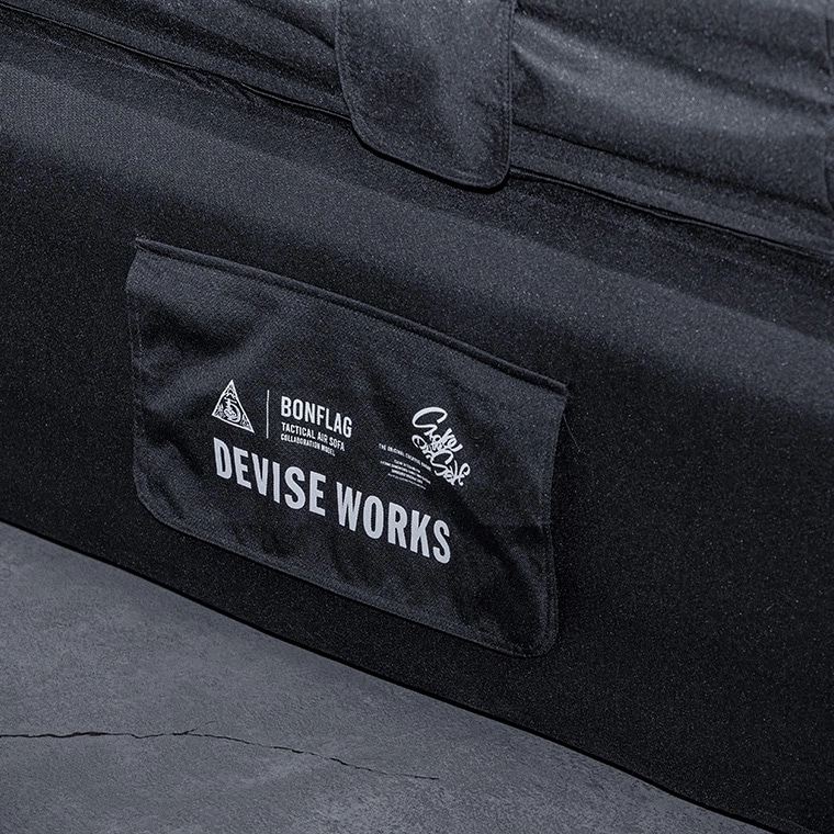 BONFLAG x DEVISE WORKS AirSofa 2P Devise Ver. : Camping Gear, Air