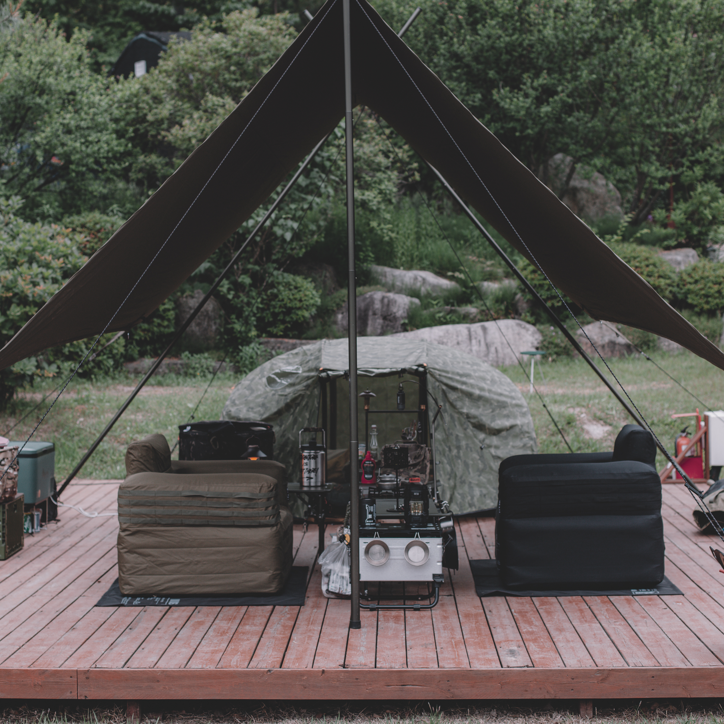 Tactical Air Sofa 1p : Camping Gear, Air Sofa, Premium Camping