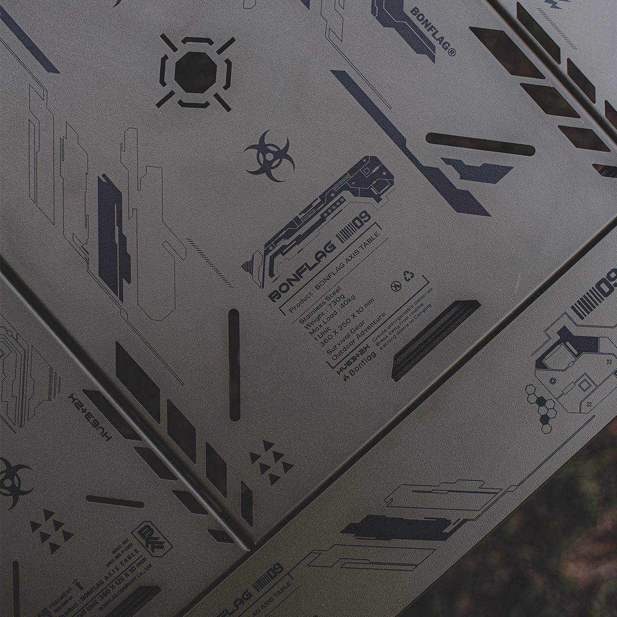 Axis IGT Table Frame - Design Version : Camping Gear, Air Sofa