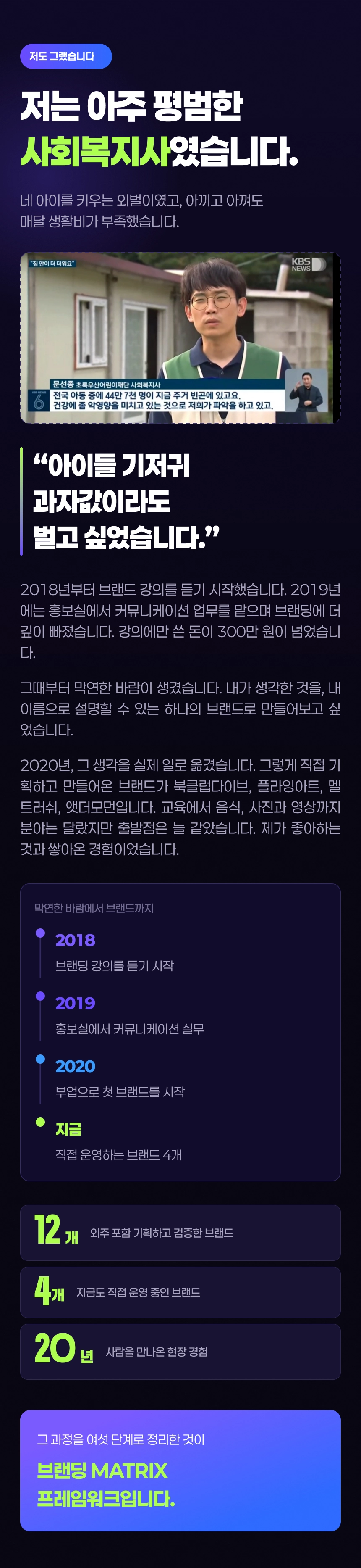 미아클 메이커스 브랜딩 MATRIX 프레임워크 상세 이미지 4