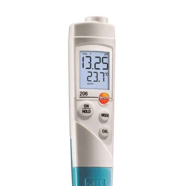 TESTO 테스토 206 pH 액체용, 반고체용 측정기