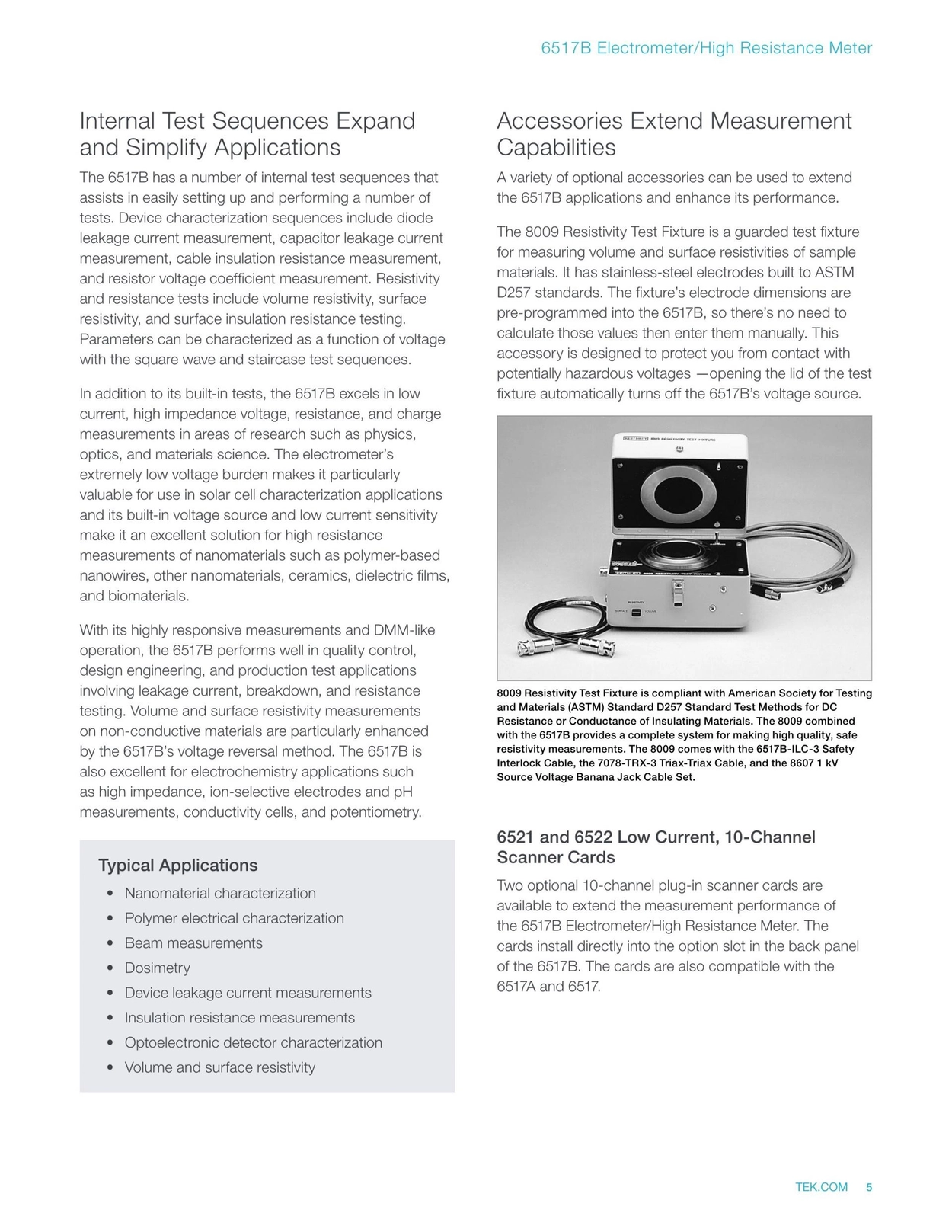 텍트로닉스 키슬리 TEKTRONIX (가격문의) Keithley 6430 고저항/저전류 전위계 : 굿맨시스템