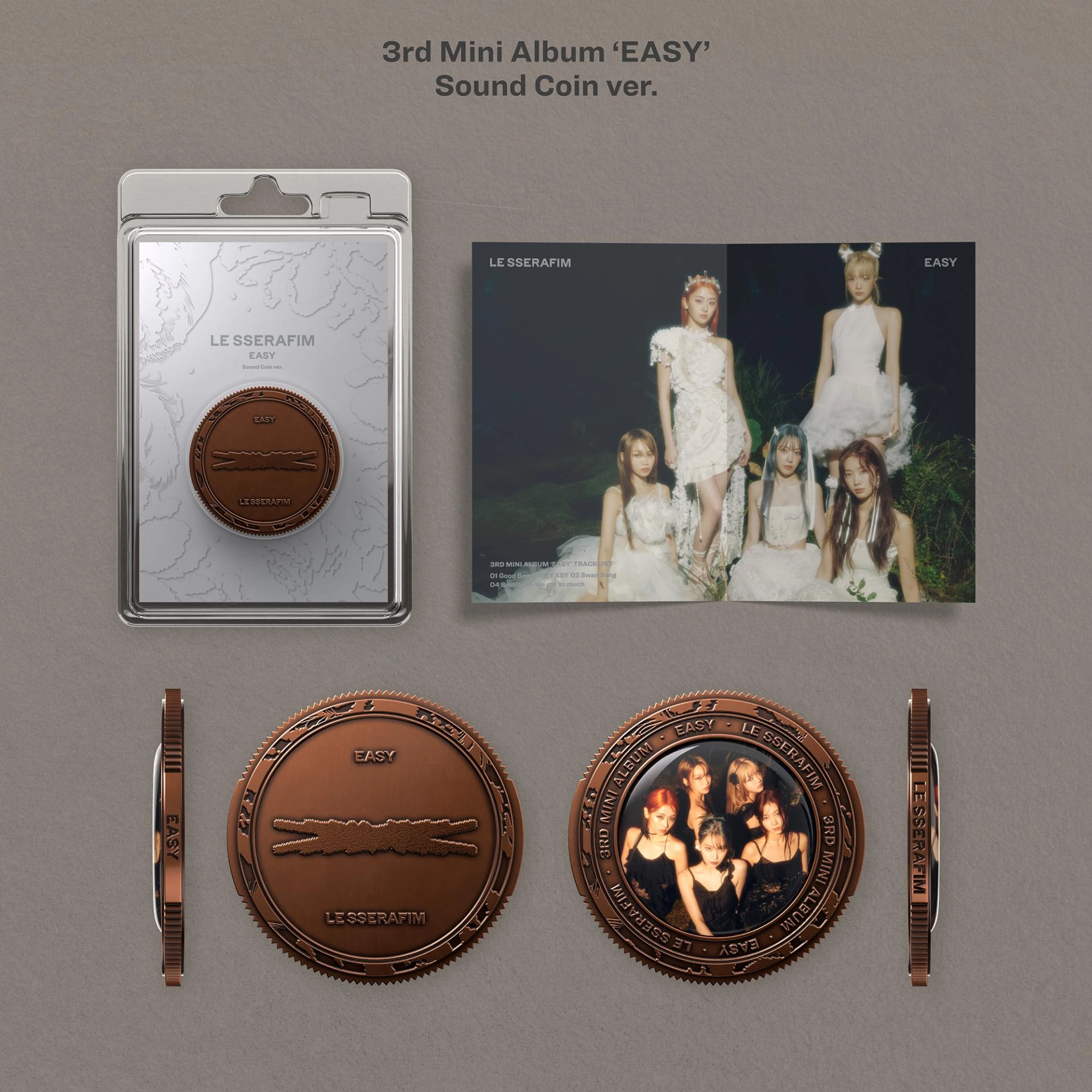 (PRE-ORDER) LE SSERAFIM - 2nd Mini Album 'ANTIFRAGILE' (Sound Coin ver.)