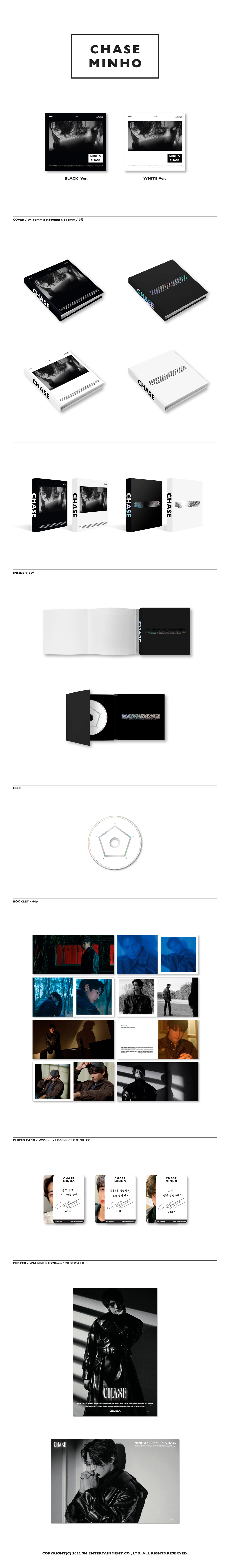 MINHO (SHINee) - 1st Mini Album [CHASE] (COMPLETE Ver