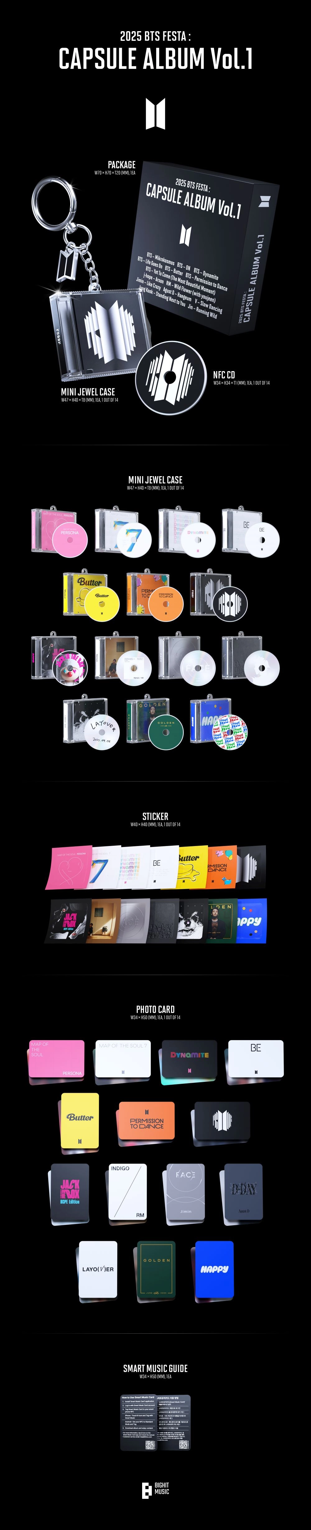 BTS - [2025 BTS FESTA : CAPSULE ALBUM Vol.1] – Gumishop