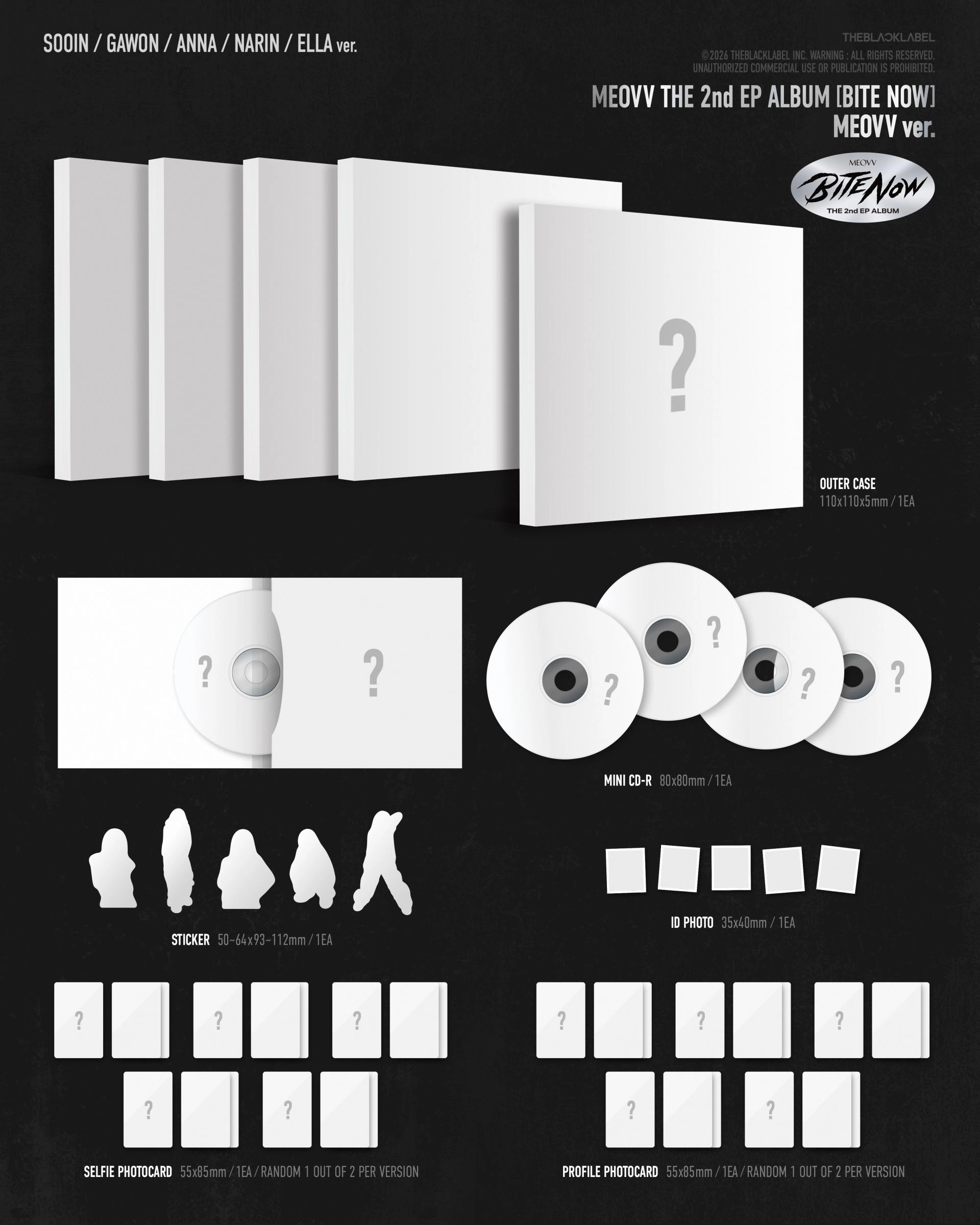 (PRE-ORDER) THE 2nd EP ALBUM [BITE NOW] (KITTY PLUSH ver.)